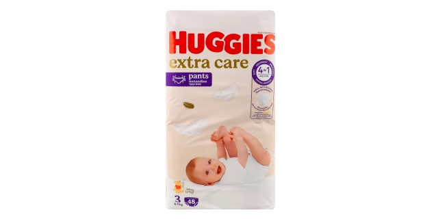 HUGGIES® Extra Care Pants - 3 (48)                                                                                                                                                                                                                        