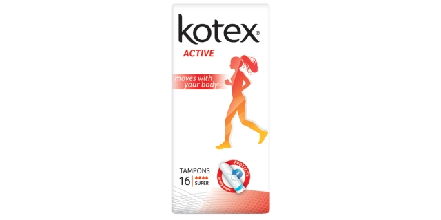 KOTEX® Tampons Active 16 Super                                                                                                                                                                                                                            