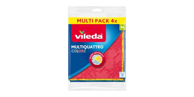 Vileda Multiquattro Colors hadřík 4ks                                                                                                                                                                                                                     