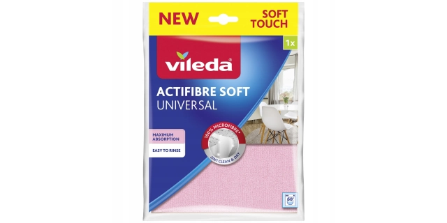 Vileda Actifibre Soft mikrohadřík 1ks                                                                                                                                                                                                                     