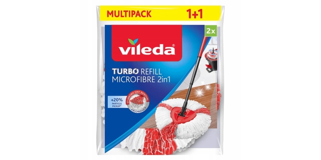 Vileda TURBO 2v1 náhrada 2ks                                                                                                                                                                                                                              