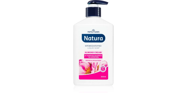 NATURA L/S PUMP ALMOND CREAM 300ML/21                                                                                                                                                                                                                     