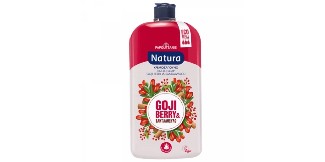 NATURA L/S REFILL SANDALWOOD & GOJIBERRY 900ml                                                                                                                                                                                                            
