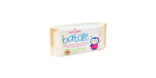 BATOLE dětské vlhčené ubrousky 72 ks                                                                                                                                                                                                                      