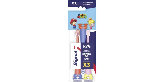 Signal Kids Toothbrush Soft 3 Pack                                                                                                                                                                                                                        