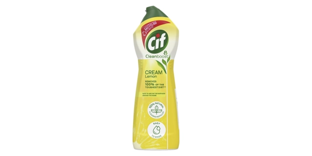 Cif Cream Cleaner Lemon 750ml                                                                                                                                                                                                                             