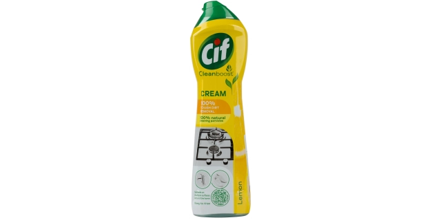 Cif Cream Cleaner Lemon 500ml                                                                                                                                                                                                                             