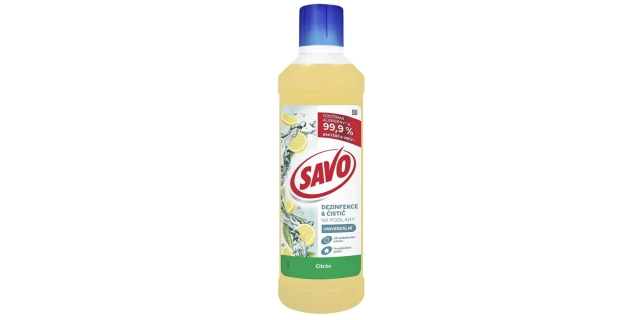 Savo Floor & Surface Disinfectant Cleaner Lemon 1L                                                                                                                                                                                                        
