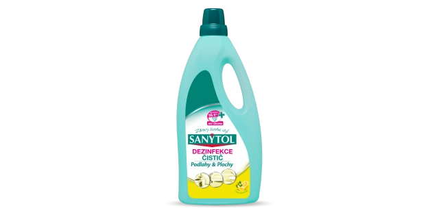 SANYTOL Dezinfekce univerzální čistič podlahy a plochy citron 1 l                                                                                                                                                                                         