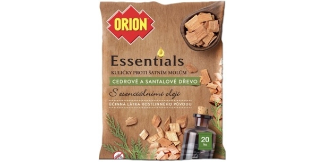 ORION ESSENTIALS kuličky cedrové a santalové dřevo 20 ks                                                                                                                                                                                                  