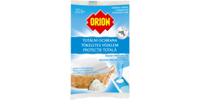 ORION TOTÁLNÍ OCHRANA kuličky proti molům čisté prádlo 20 ks NEW                                                                                                                                                                                          
