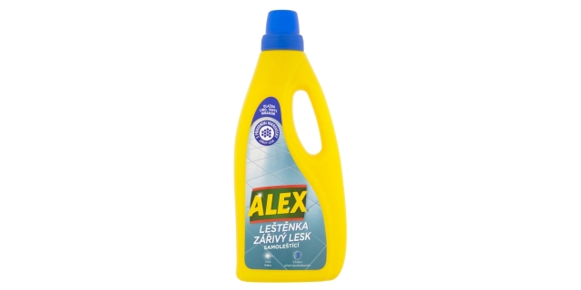 ALEX LEŠTĚNKA ZÁŘIVÝ LESK na vinyl, dlažbu, lino 750 ml                                                                                                                                                                                                   