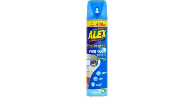 ALEX aerosol proti prachu jasmín – aerosol 400 ml                                                                                                                                                                                                         