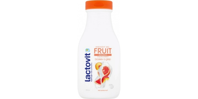 LACTOVIT FRUIT ENERGY sprchový gel broskev a grep Vitalita a svěžest 300 ml                                                                                                                                                                               
