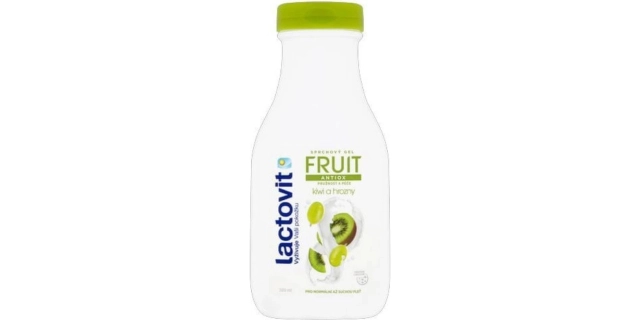 LACTOVIT FRUIT ANTIOX sprchový gel kiwi a hrozny Pružnost a péče 300 ml                                                                                                                                                                                   
