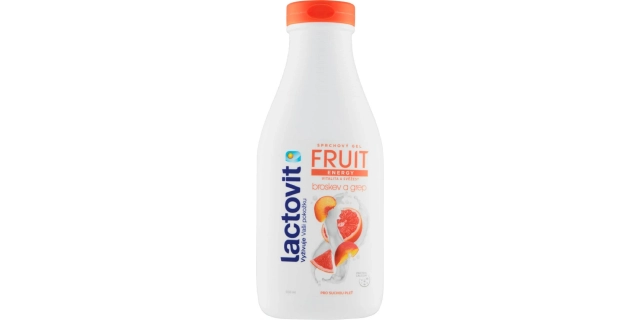 LACTOVIT FRUIT ENERGY sprchový gel broskev a grep Vitalita a svěžest 500 ml                                                                                                                                                                               
