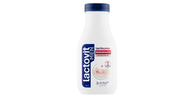 LACTOVIT MEN LACTOUREA 3v1 sprchový gel sensitive 300 ml                                                                                                                                                                                                  