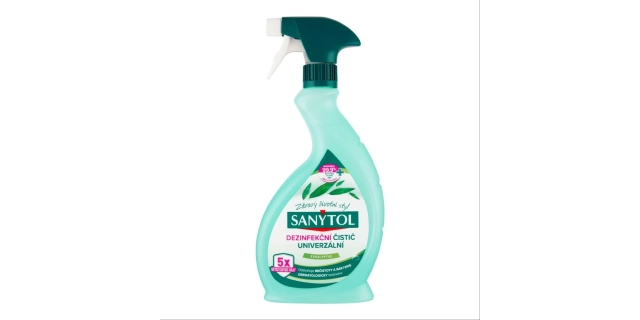 SANYTOL Dezinfekční univerzální čistič - sprej eukalyptus 500 ml NEW                                                                                                                                                                                      