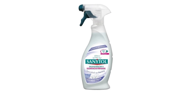 SANYTOL Dezodorační a dezinfekční přípravek na tkaniny 500 ml                                                                                                                                                                                             