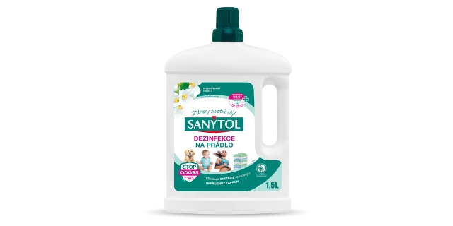 SANYTOL Dezinfekce na prádlo bílé květy 1,5 l                                                                                                                                                                                                             