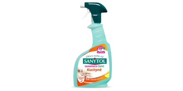 SANYTOL Dezinfekce odmašťující čistič kuchyně 500 ml NEW                                                                                                                                                                                                  