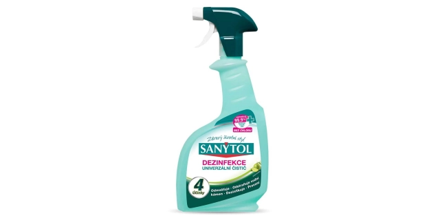 SANYTOL Dezinfekce univerzální čistič sprej 4 účinky 500 ml NEW                                                                                                                                                                                           