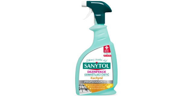 SANYTOL PROF. KUCHYNĚ 750 ML HACCP                                                                                                                                                                                                                        
