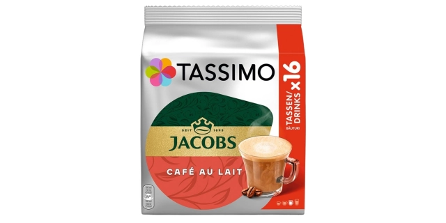 Tassimo Jacobs Cafe Au Lait 184g                                                                                                                                                                                                                          
