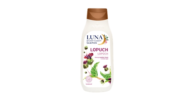 LUNA šampon lopuch 430 ml                                                                                                                                                                                                                                 