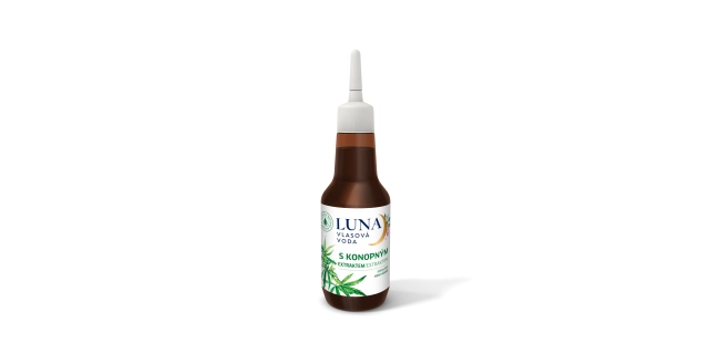 LUNA vlasová voda s konopným extraktem 120 ml                                                                                                                                                                                                             