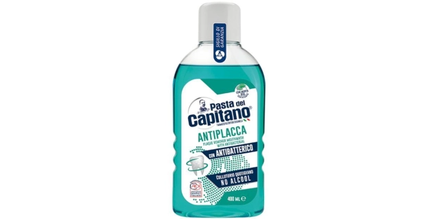 ANTIPLACCA CON ANTIBATTERICO - ústní voda ochrana proti plaku a kazu 750ml                                                                                                                                                                                