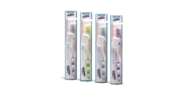 SPAZZOLINO WHITENING - zubní kartáček medium                                                                                                                                                                                                              