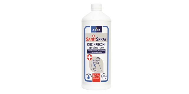 SANITSPRAY dezinfekční sprej na ruce 1000 ml náhr.náplň                                                                                                                                                                                                   