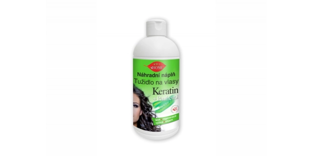 BIO Tužidlo na vlasy KERATIN + PANTHENOL - náhradní náplň 500ml                                                                                                                                                                                           