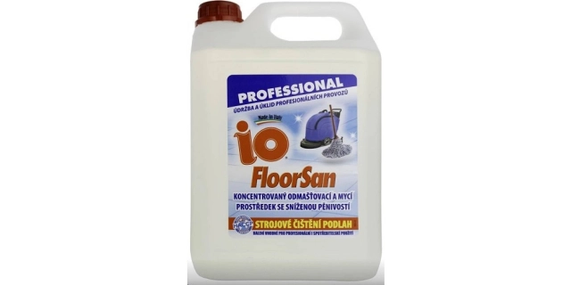IO FLOORSAN 5 l Čistič podlah s nižší pěnivostí                                                                                                                                                                                                           