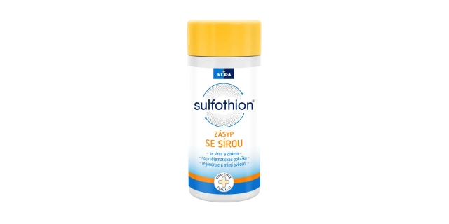 SULFOTHION zásyp se sírou 100 g                                                                                                                                                                                                                           