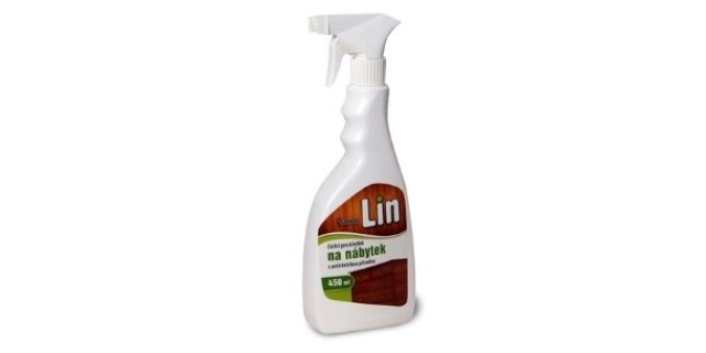 Lin čistící přípravek na nábytek s antistatickou přísadou 450ml                                                                                                                                                                                           
