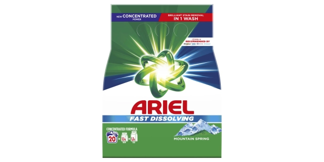Ariel prací prášek Mountain spring 20PD 1,1kg                                                                                                                                                                                                             