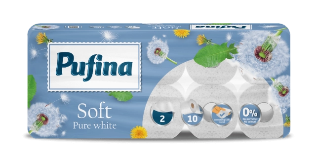 TP Pufina Soft Pure White 2vr., 10x150út., 18m                                                                                                                                                                                                            