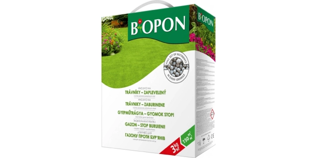 B*OPON na trávníky – zaplevelený 3kg                                                                                                                                                                                                                      
