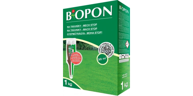 B*OPON na trávníky – mech stop 1kg                                                                                                                                                                                                                        