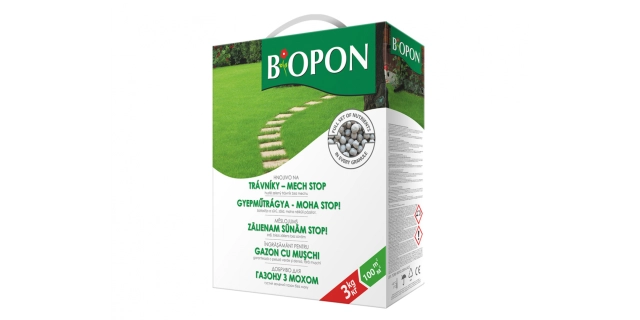 B*OPON na trávníky – mech stop 3kg                                                                                                                                                                                                                        
