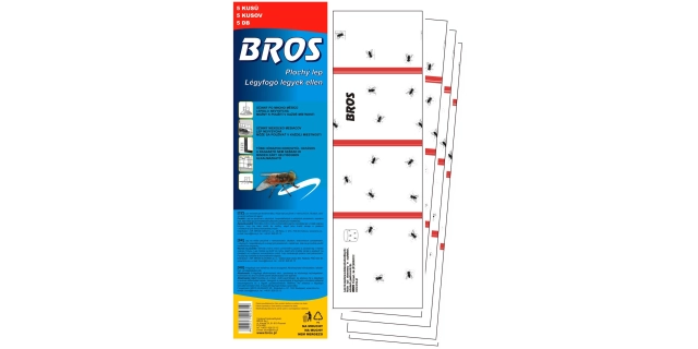 BROS – plochý lep na hubení hmyzu                                                                                                                                                                                                                         