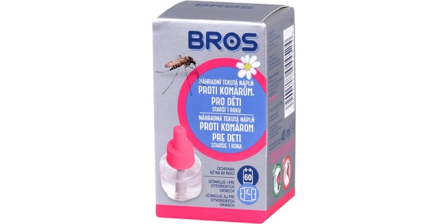 BROS – NN tekutá proti komárům DĚTI 40 ml                                                                                                                                                                                                                 