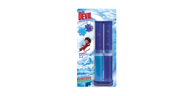 Dr. DEVIL WC POINT DUO BLOCK 65 ml Polar aqua                                                                                                                                                                                                             
