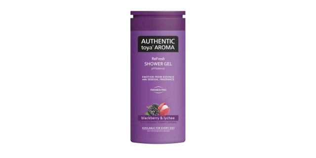AUTHENTIC toya AROMA sprchový gel 400 ml blackberry & lychee                                                                                                                                                                                              