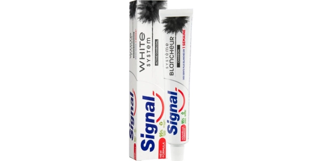 Signal ZP White System Charcoal 75ml                                                                                                                                                                                                                      