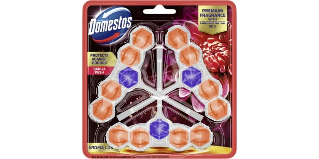 Domestos AromaLux Dahlia Wish 3x50g                                                                                                                                                                                                                       