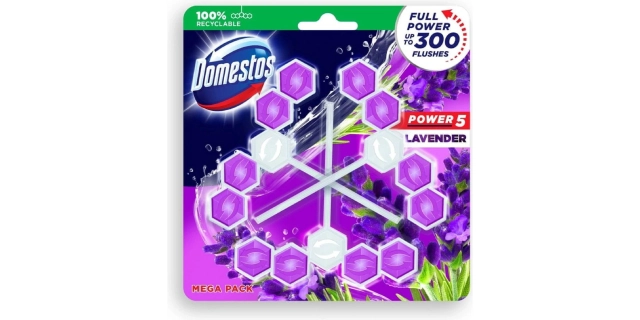 Domestos Power 5 Lavender 3x50g                                                                                                                                                                                                                           