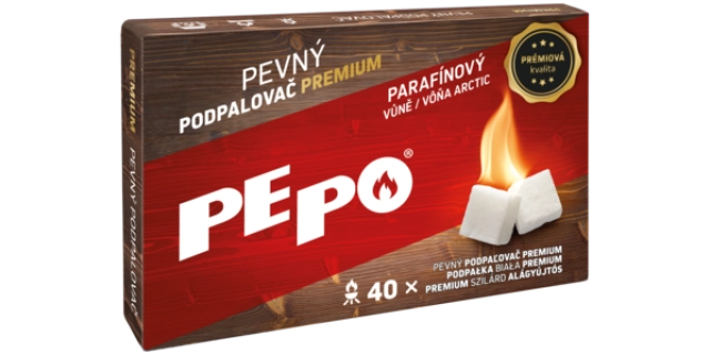 PE-PO pevný podpalovač Premium 40 podpalů                                                                                                                                                                                                                 